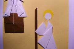 Keresztút origamiból az alsós lelkigyakorlaton (2011)